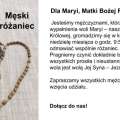 Męski Różaniec dla Maryi, Matki Bożej Różańcowej     