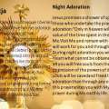 Night Adoration, Nocna Adoracja            